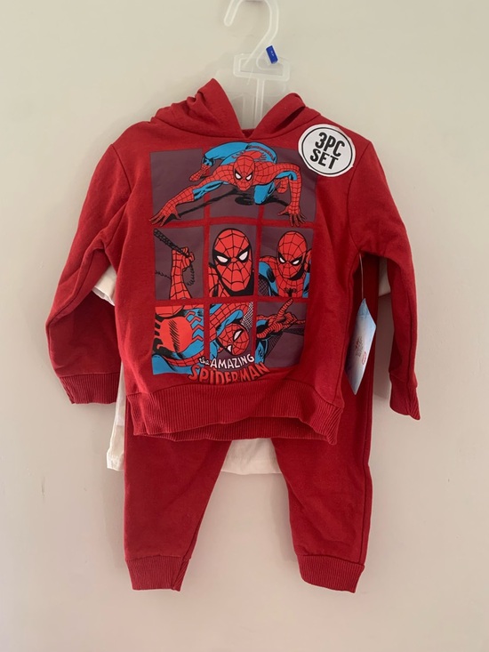 Marvel Other - The Amazing Spider-Man Red Hoodie & Jogger Set